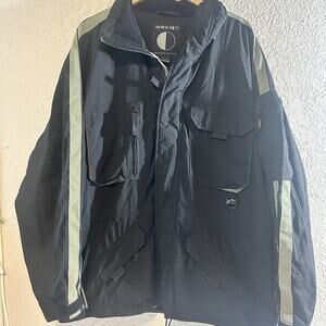 Black Dot Snow Board Jacket Sz Large Excellent Condition